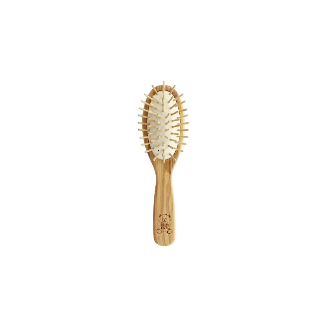 Tek - Wooden Hair Brush for Children | Ideal from Age 2+ – Gentle on Scalp & Hair