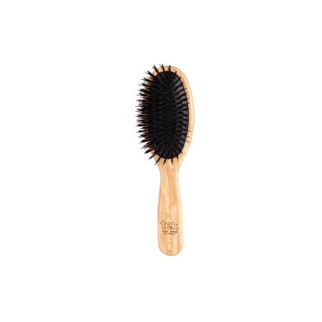 Large Oval Brush with Ecological Boar Hair and Nylon Bristles