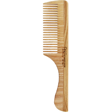 Fine-Tooth Comb with Wooden Handle