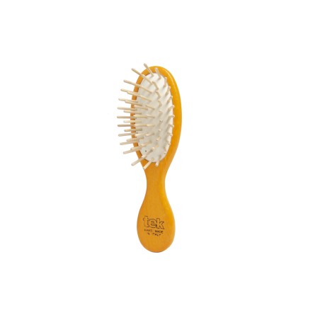 Orange Mini Oval Brush | Gentle on Scalp & Hair