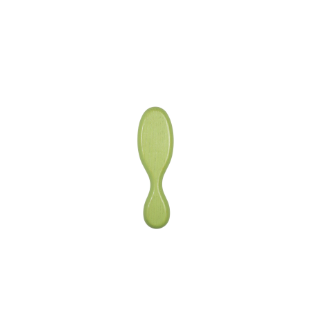 Green Mini Oval Brush | Gentle on Scalp & Hair