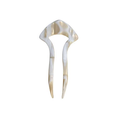 Light Rhodoid Hair Clip| Square Mode