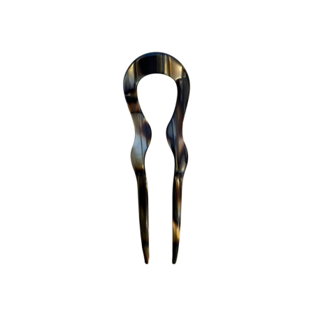Dark Rhodoid Hair Clip| Round Model