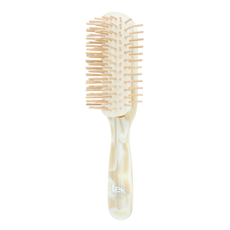 Light Rhodoid Half-Round Brush | Ideal for Styling Bangs and Blow-Drying