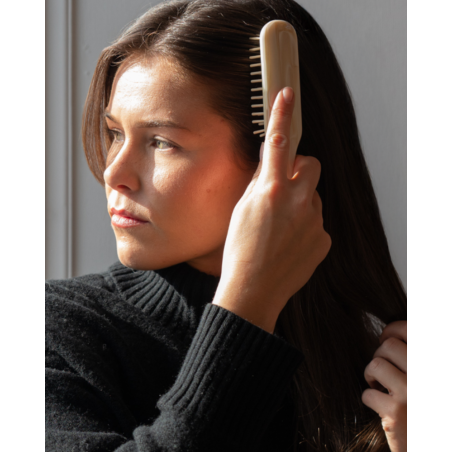 Light Rhodoid Rectangular Brush | Ideal for Short Hair
