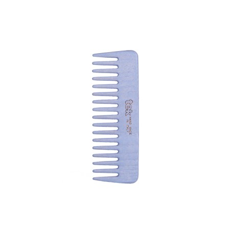 Small Wide-Tooth Light-Blue Comb