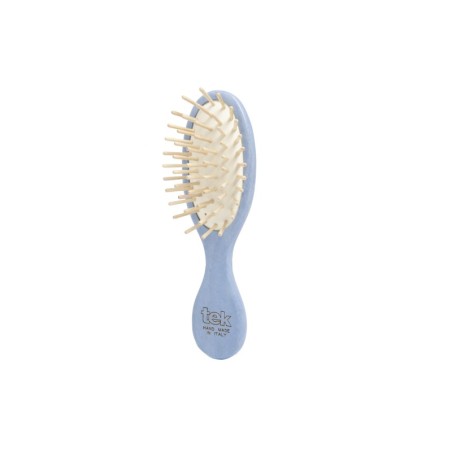 Blue Mini Oval Hair Brush | Gentle on Scalp & Hair