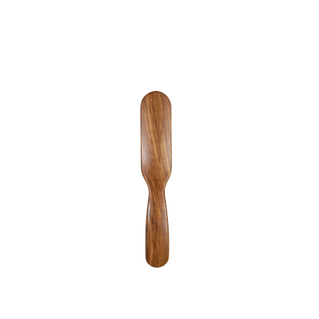 Large Pull-Apart Brush with Short Pins in Olive Wood