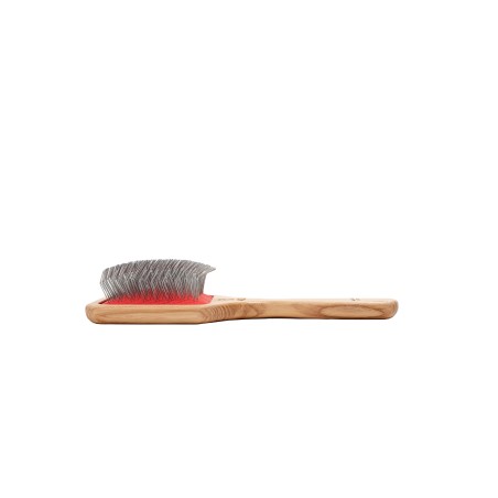 Large Slicker Brush for Long-Haired Dogs and Cats | Flat Handle