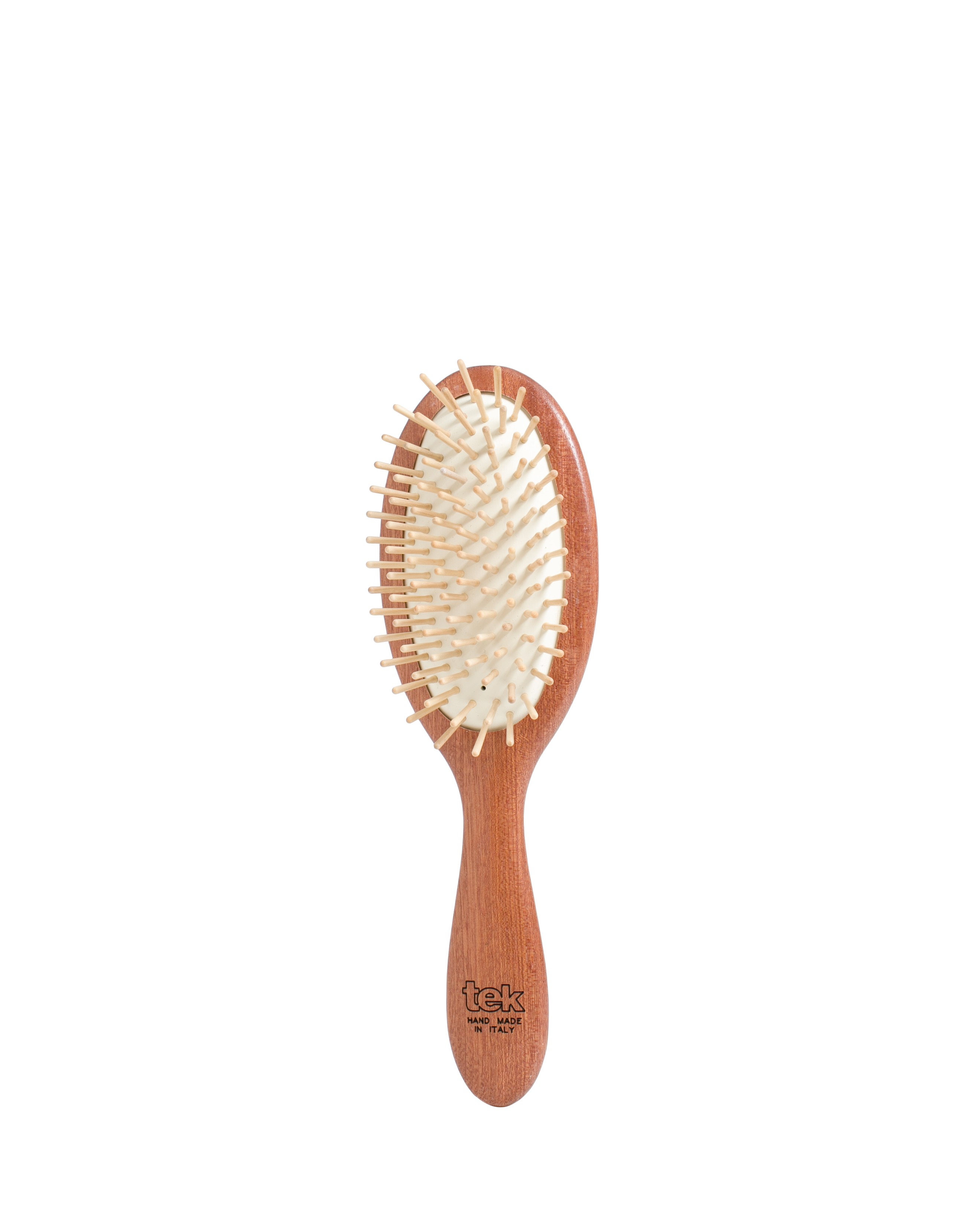 Tek - Oval Mahogany Brush with Short Pins