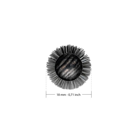 Porous Ceramic Thermal Brush Ø 0.7 in | Styling for Damaged & Short Hair