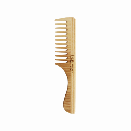 Wide-Tooth Comb with Wooden Handle | Reduces Frizz & Prevents Hair Breakage