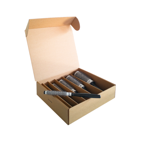 Thermal Brush Kit with Ceramic Roller and Antibacterial Bristles